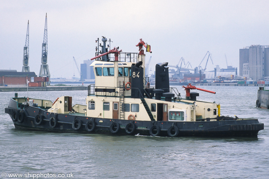 Photograph of the vessel  84 pictured in Amerikadok, Antwerp on 20th June 2002