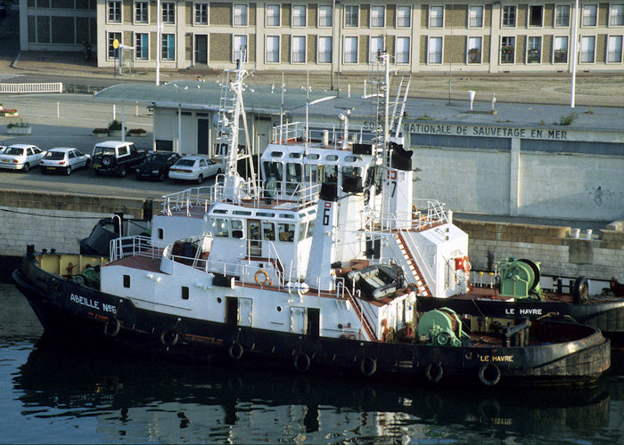 Photograph of the vessel  Abeille No. 6 pictured at Le Havre on 17th August 1997