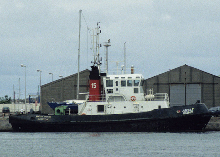 Photograph of the vessel  Abeille Risban pictured at Port Est, Dunkerque on 18th April 1997
