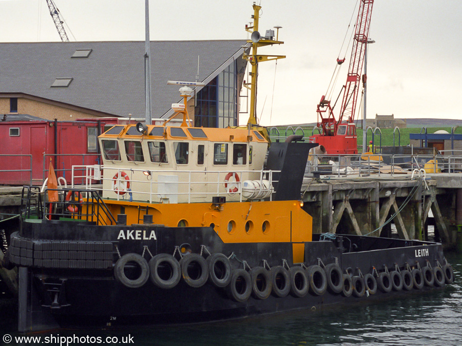 Photograph of the vessel  Akela pictured at Stromness on 9th May 2003