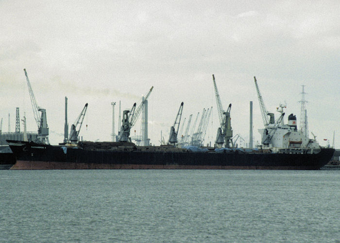 Photograph of the vessel  Alexandros A pictured in Antwerp on 19th April 1997