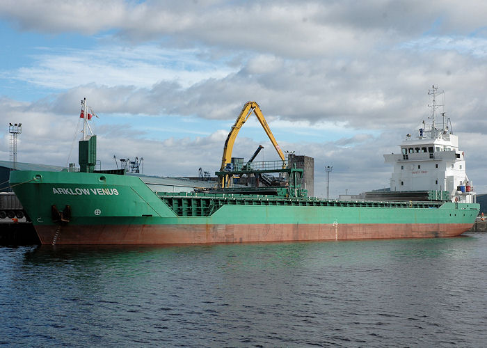 Photograph of the vessel  Arklow Venus pictured at Leith on 25th September 2010