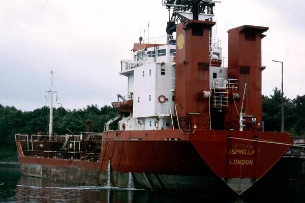 Photograph of the vessel  Asprella pictured at Eastham on 13th July 1999