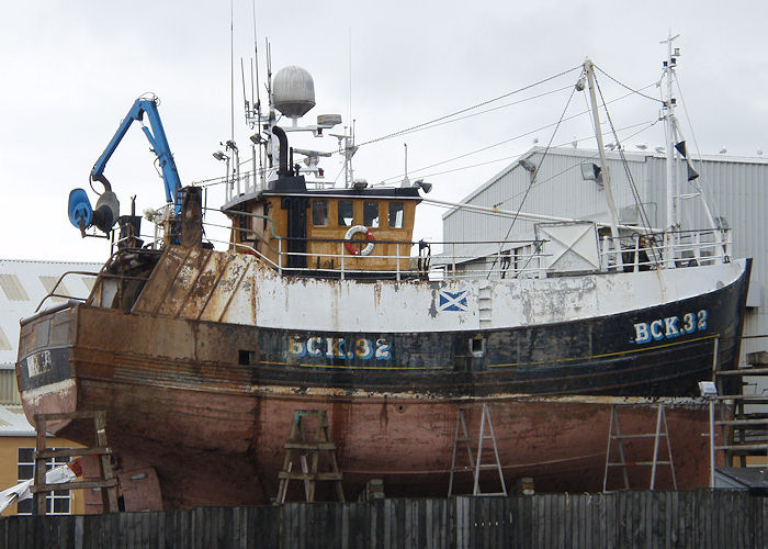 Photograph of the vessel fv Aubretia pictured at Girvan on 1st May 2010