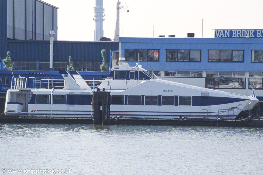 Photograph of the vessel  Blue Arrow pictured in Waalhaven, Rotterdam on 17th June 2002