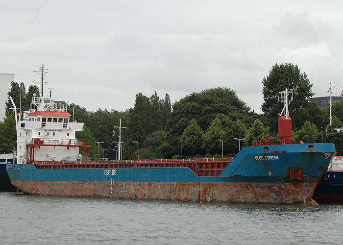 Photograph of the vessel  Blue Stream pictured at Parkkade, Rotterdam on 20th June 2010