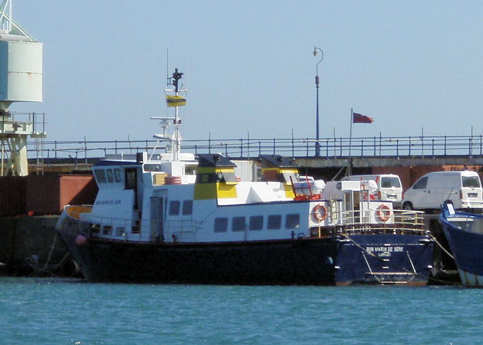 Photograph of the vessel  Bon Marin De Serk pictured at St. Peter Port on 19th June 2008