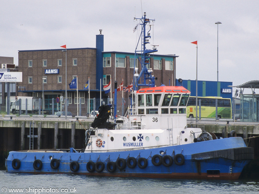 Photograph of the vessel  Brabant pictured on the Noordzeekanaal at Ijmuiden on 16th June 2002