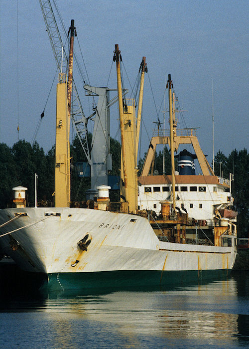 Photograph of the vessel  Brioni pictured in Waalhaven, Rotterdam on 27th September 1992