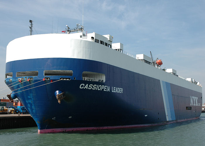 Photograph of the vessel  Cassiopeia Leader pictured in Southampton on 22nd April 2006