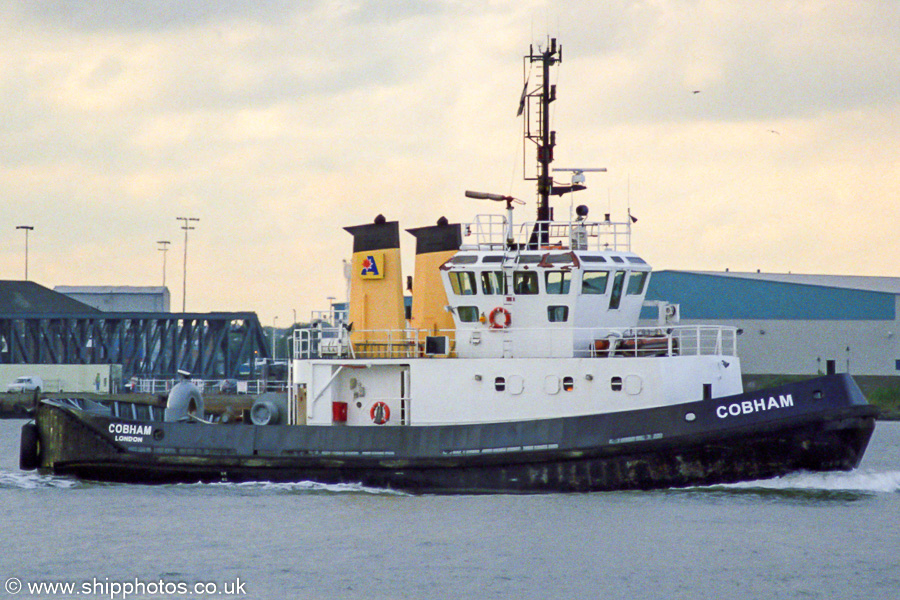 Photograph of the vessel  Cobham pictured at Gravesend on 30th August 2002