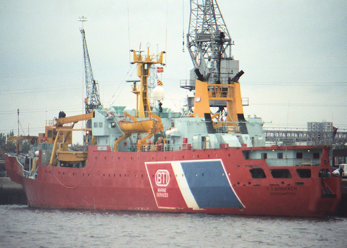 Photograph of the vessel  C.S. Monarch pictured in Southampton on 28th July 1988
