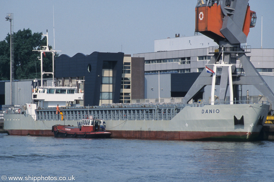 Photograph of the vessel  Danio pictured in Waalhaven, Rotterdam on 17th June 2002