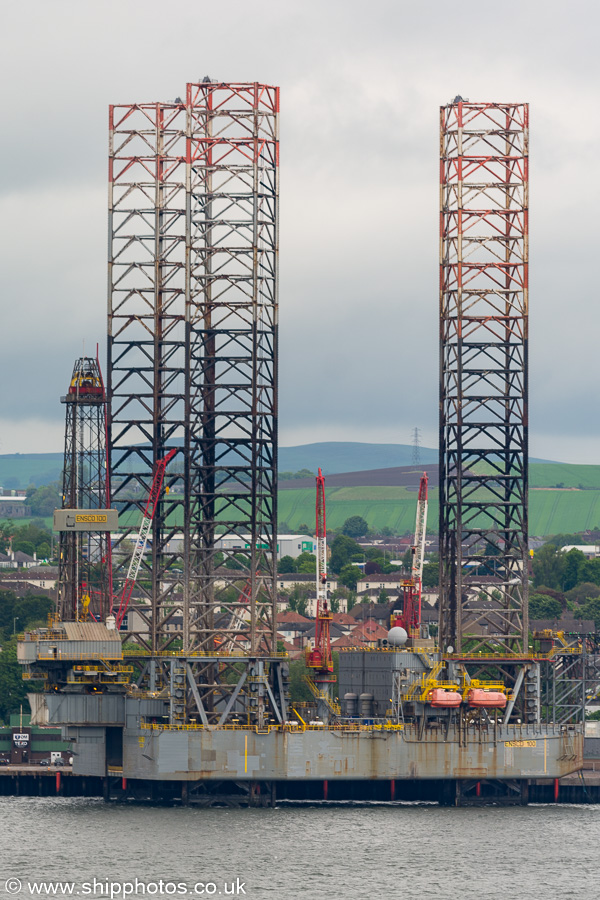 Photograph of the vessel  Ensco 100 pictured at Dundee on 31st May 2019