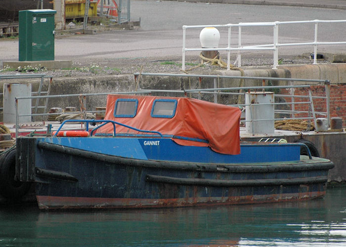 Photograph of the vessel  Gannet pictured in Empress Dock, Southampton on 14th August 2010