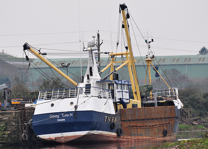 Photograph of the vessel fv Georg 'Lou-N pictured at Annan on 14th October 2011