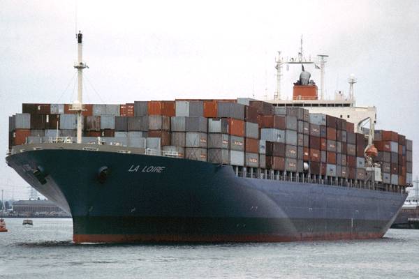 Photograph of the vessel  La Loire pictured departing Southampton on 4th July 1998
