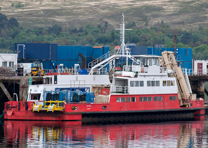 Photograph of the vessel  Loch Sunart pictured at Fort William on 11th May 2014