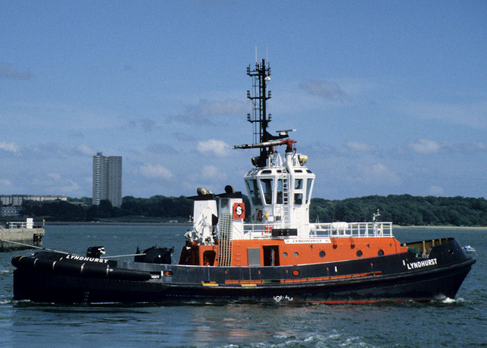 Photograph of the vessel  Lyndhurst pictured at Southampton on 13th July 1997