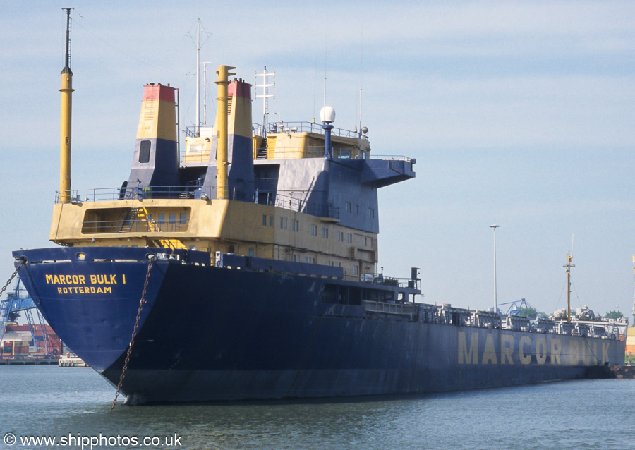 Photograph of the vessel  Marcor Bulk I pictured in Waalhaven, Rotterdam on 17th June 2002