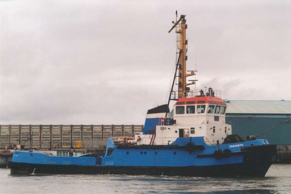 Photograph of the vessel  Oakgarth pictured in Liverpool on 4th August 2000