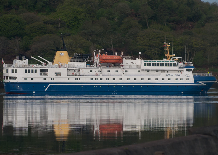 Photograph of the vessel  Ocean Nova pictured arriving at Stornoway on 9th May 2014