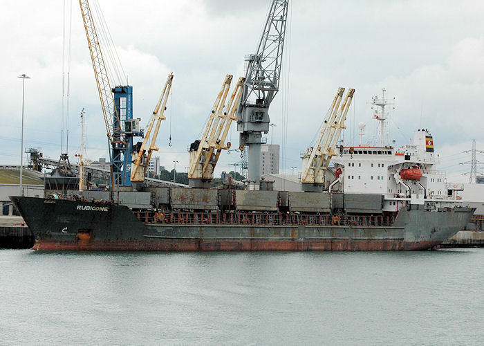 Photograph of the vessel  Rubicone pictured at Southampton on 14th August 2010