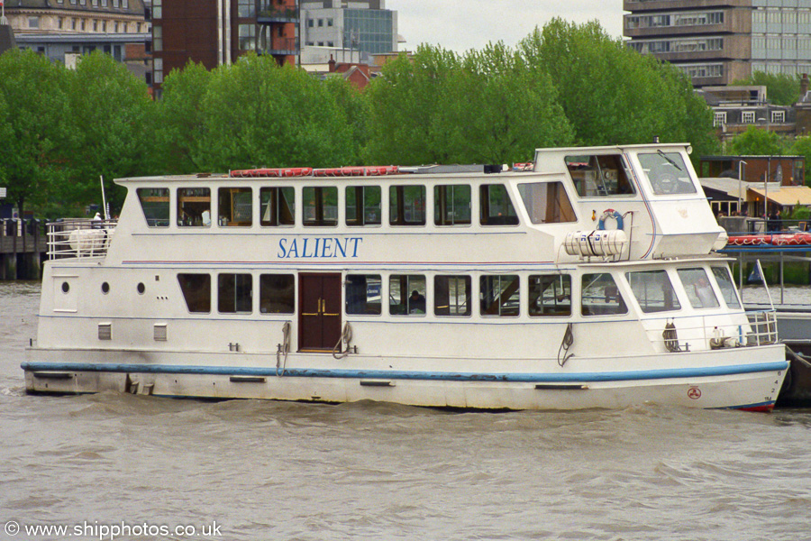 Photograph of the vessel  Salient pictured in London on 3rd May 2003