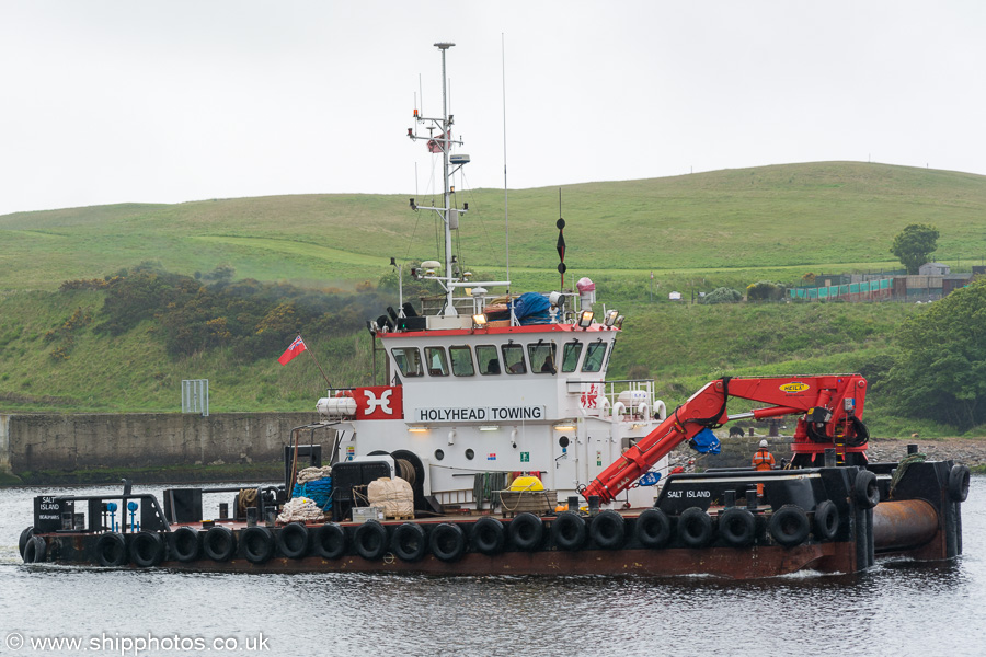 Photograph of the vessel  Salt Island pictured arriving at Aberdeen on 31st May 2019