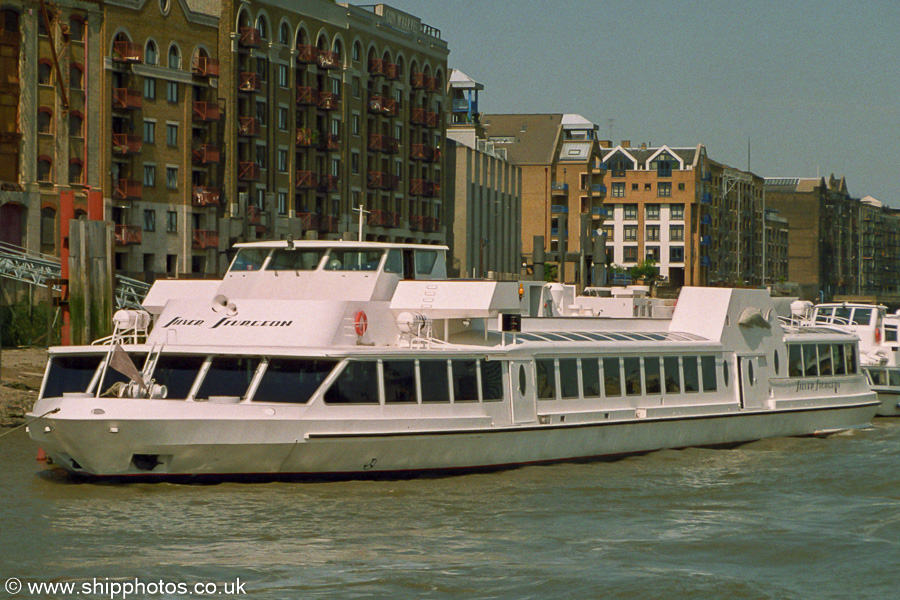 Photograph of the vessel  Silver Sturgeon pictured at Wapping on 16th July 2005
