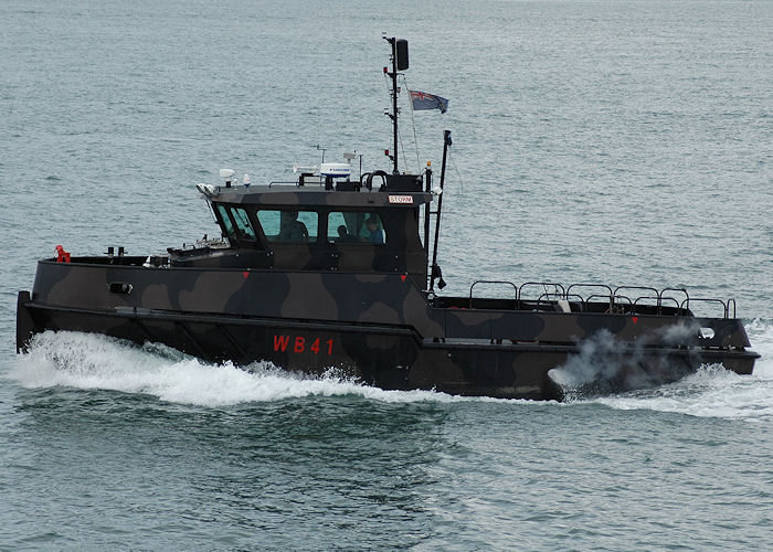 Photograph of the vessel HMAV Storm pictured in the Solent on 13th June 2009