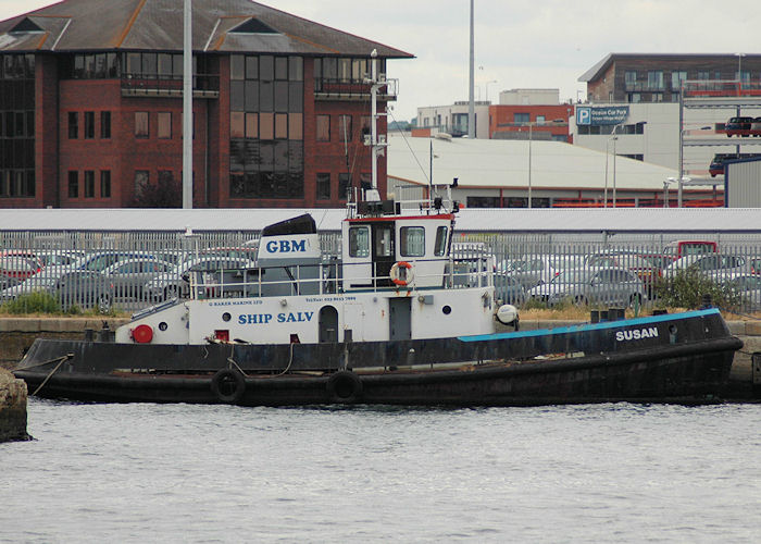 Photograph of the vessel  Susan pictured in Southampton Docks on 13th June 2009