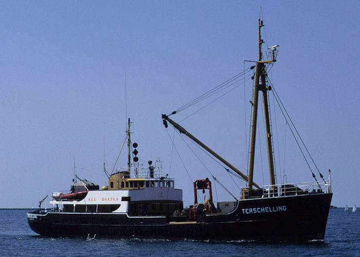 Photograph of the vessel  Terschelling pictured arriving at Plymouth on 6th May 1996