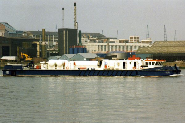 Photograph of the vessel  Thames Vitality pictured in London on 13th May 1998
