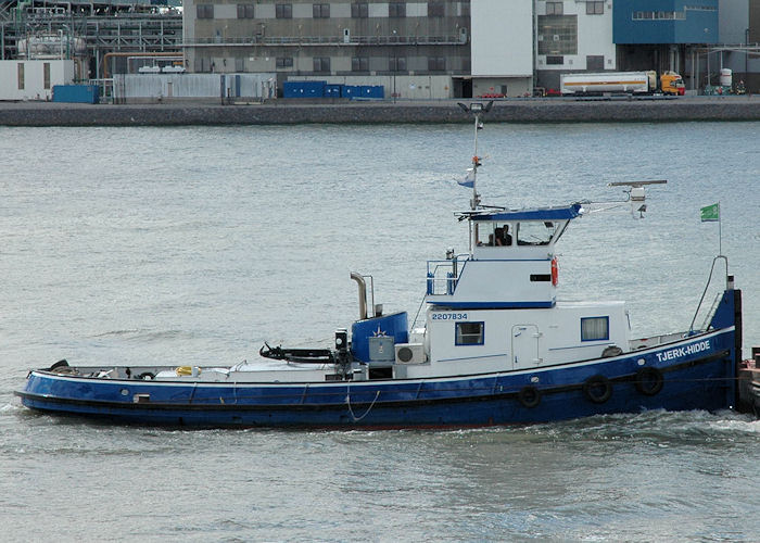 Photograph of the vessel  Tjerk-Hidde pictured passing Vlaardingen on 21st June 2010