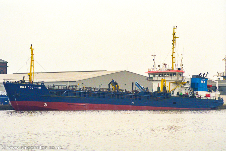 Photograph of the vessel  UKD Dolphin pictured in Alexandra Dock, Hull on 11th August 2002