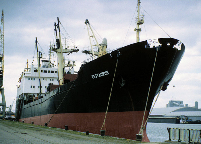 Photograph of the vessel  Vestaurus pictured in Antwerp on 19th April 1997