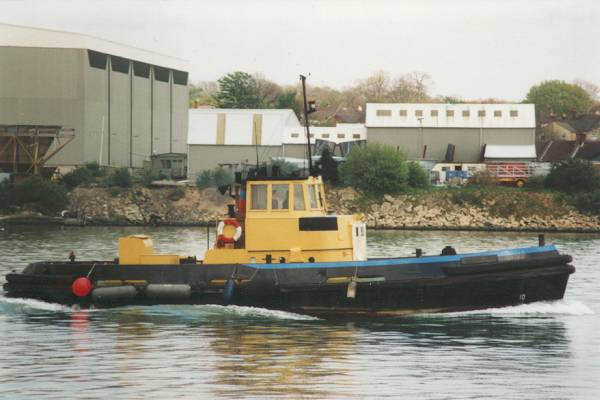 Photograph of the vessel  Wyeplay pictured in Southampton on 17th April 1999