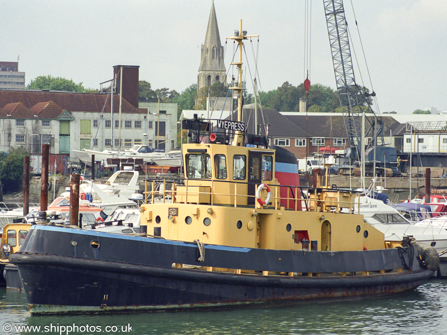 Photograph of the vessel  Wyepress pictured at American Wharf, Southampton on 22nd September 2001