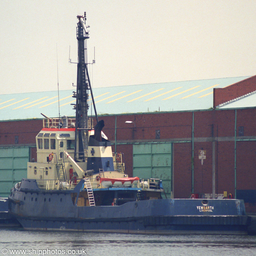 Photograph of the vessel  Yewgarth pictured in Bramley Moore Dock, Liverpool on 14th June 2003