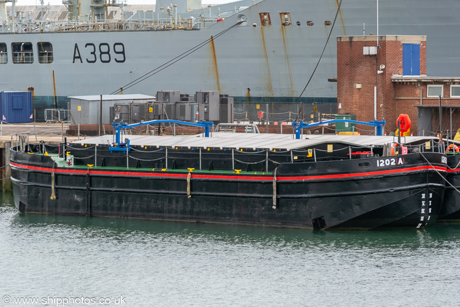 Photograph of the vessel  1202(A) pictured in Portsmouth Naval Base on 8th July 2023