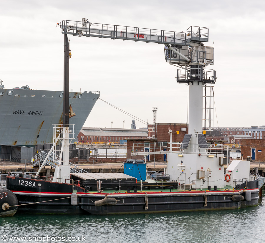 Photograph of the vessel  1236(A) pictured in Portsmouth Naval Base on 8th July 2023