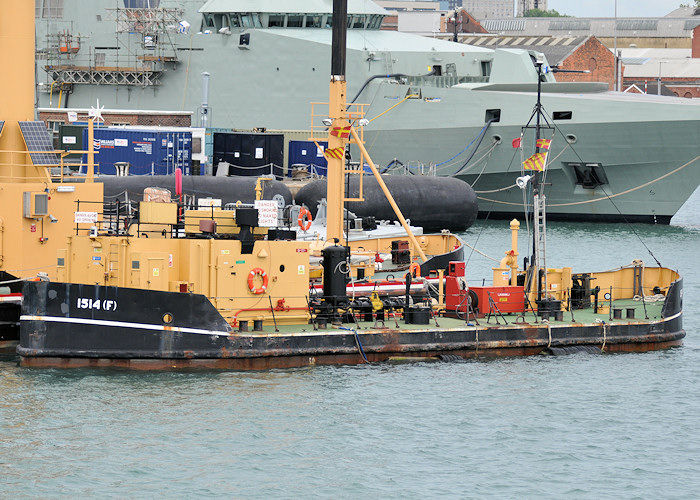  1514(F) pictured in Portsmouth Naval Base on 6th August 2011