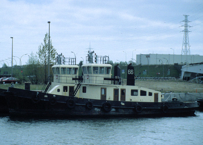  66 pictured in Antwerp on 19th April 1997