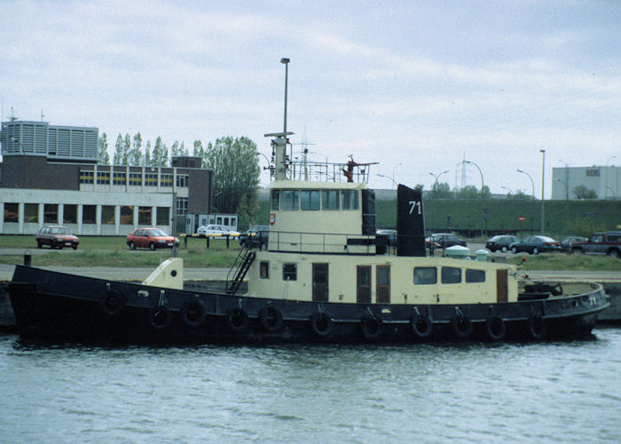 Photograph of the vessel  71 pictured in Antwerp on 19th April 1997