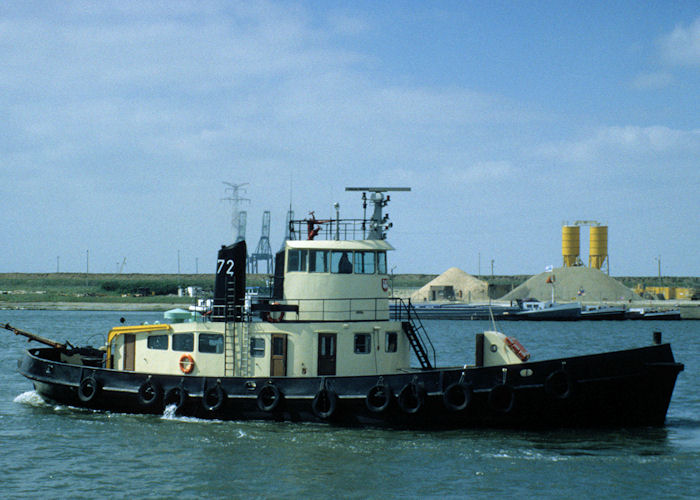Photograph of the vessel  72 pictured in Antwerp on 19th April 1997