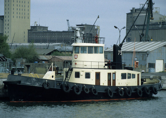 Photograph of the vessel  73 pictured in Antwerp on 19th April 1997