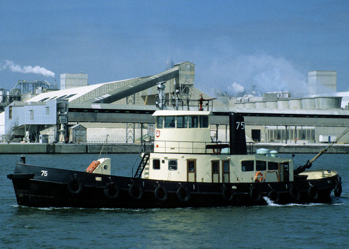 Photograph of the vessel  75 pictured in Antwerp on 19th April 1997