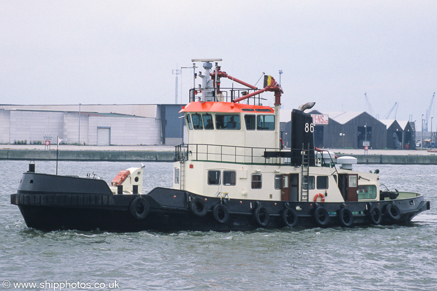Photograph of the vessel  86 pictured in Amerikadok, Antwerp on 20th June 2002