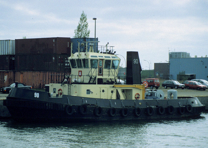 Photograph of the vessel  90 pictured in Antwerp on 19th April 1997